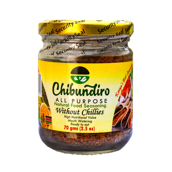 CHIBUNDIRO WITHOUT CHILLIES_70gms_Glass Jar